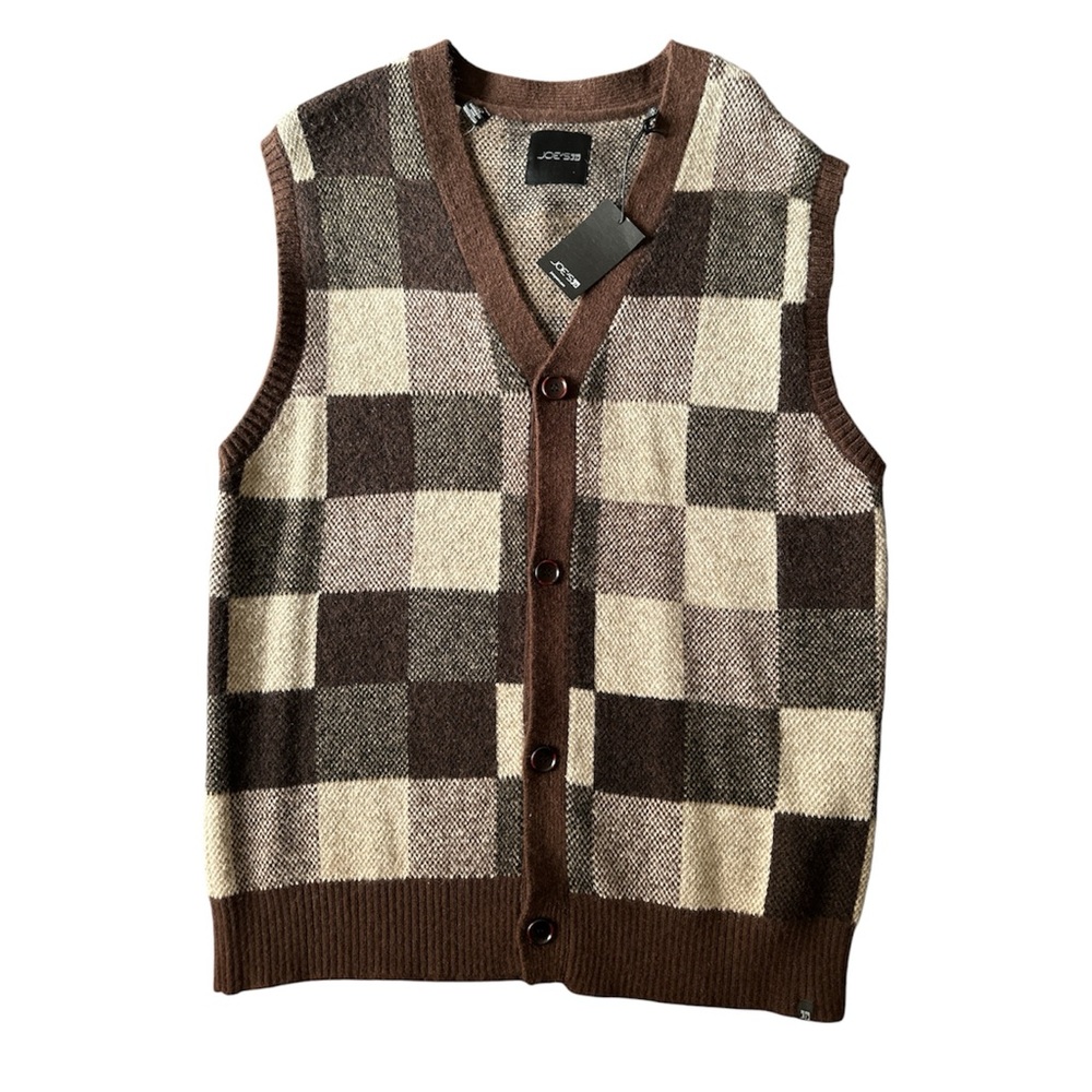 JOE’S Button Down Knit Sweater Vest